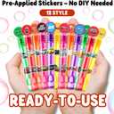 2 x Race Car Party Favors for Kids  24PCS Racing-Themed Mini Bubble Wands, Great for Birthday Supplies, Piata Fillers, Goodie Bags & Classroom Rewards