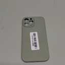 LOVE 3000 Designed for iPhone 13 Pro Max Case, Premium Silicone with [Soft Anti-Scratch Microfiber Lining] Shockproof Protective Phone Case for Men Women Girls 6.7", Calke Green