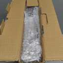 12"x12" Clear Acrylic Serving Tray with Golden Handles, Sturdy Huge Capacity Acrylic Trays for Coffee, Juice, Kitchen and Desk Organizer, Storage Tray (12"x12")