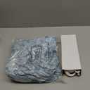 EHEYCIGA Electric Heated Blanket Throw Faux Fur, 10 Hours Auto Shut Off 9 Heating Levels Heating Blanket Throw, Soft Warm Heated Blanket Fast Heating Light Blue, Faux Fur & Sherpa