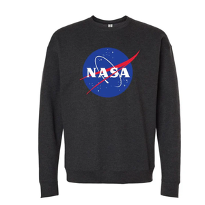 NASA Logo Sweatshirt, XL, Black 