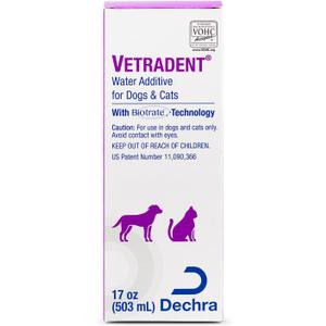 Vetradent Water Additive, 17 oz, EXP: 08/2027