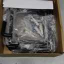 6 Pack Garage Hooks Heavy Duty, 4.9 inch Utility Steel Garage Hanger & Organizer for Organizing Garden Lawn Tools, Ladders, Garden Hose, Digging Shovel, Bikes, Ropes