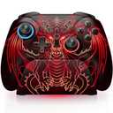 ELISWEEN Wireless Gaming Controller with Charging Dock for PC| Hall Effect Joystick & 1000Hz Polling | Programmable Back Buttons, RGB, Turbo, Gyro | Compatible with Switch/Switch 2, Android, iOS