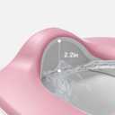 3-in-1 Potty Training Toilet, Portable Potty, Potty Training Seat and Toddler Step Stool, Easy Setup and Clean, Anti-Slip Toddler Potty Trainer for Boy Girl,Pink