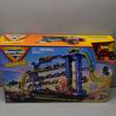 Monster Jam Garage Playset and Storage with Exclusive Grave Digger Monster Truck, Lights & Sounds, Kids Toys for Boys and Girls Ages 4 and Up