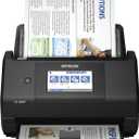 Epson Workforce ES-580W Wireless Color Duplex Desktop Document Scanner for PC and Mac with 100-sheet Auto Document Feeder (ADF) and Intuitive 4.3" Touchscreen.