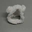 JOICEE Cute Cat Costume - Warm Bear Hat for Small Pets, Adjustable Soft Headwear for Cats & Puppies (White)