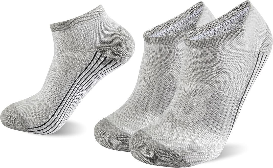 Sunew 3 Pairs Viscose Bamboo Socks, Unisex Cushioned Comfortable Ankle Workout Hiking Golf Socks (Medium)