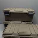 3 x MTM ACDC30, Divided Ammo Crate Utility Box, Water- Resistant, Stackable, Snap Latch, USA Made, Dark Earth
