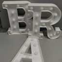 BAR - Illuminated Marquee Bar Sign for Home Decor - Light up LED Marquee Word Sign - Pre-Lit Pub Light Battery Operated (23.03-in x 8.66-in) (Cool White)