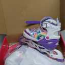 SULIFEEL Rainbow Unicorn 4 Size Adjustable Roller Skates for Girls Boys for Kids Ages 3-5 5-8 6-12 Children Skates Indoor Outdoor (Medium - Big Kid)