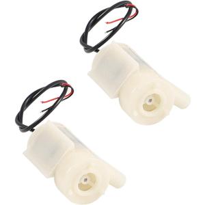 SIPYTOPF 2Pcs DC 3-5V USB Micro Submersible Mini Water Pump for Aquariums Fish Tank Pond Fountain Hydroponics Garden (White)
