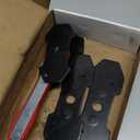 Brake Caliper Compression Tool, Caliper Piston Compressor Tool With Additional 2 pcs Large Steel Plate and 2 Hooks, 360°Adjustable Brake Caliper Tool for Single Twin Quad Piston Calipers (Red)