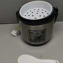 AROMA Digital Rice Cooker, 4-Cup (Uncooked) / 8-Cup (Cooked), Steamer, Grain Cooker, Multicooker, 2 Qt, Stainless Steel Exterior, ARC-914SBD