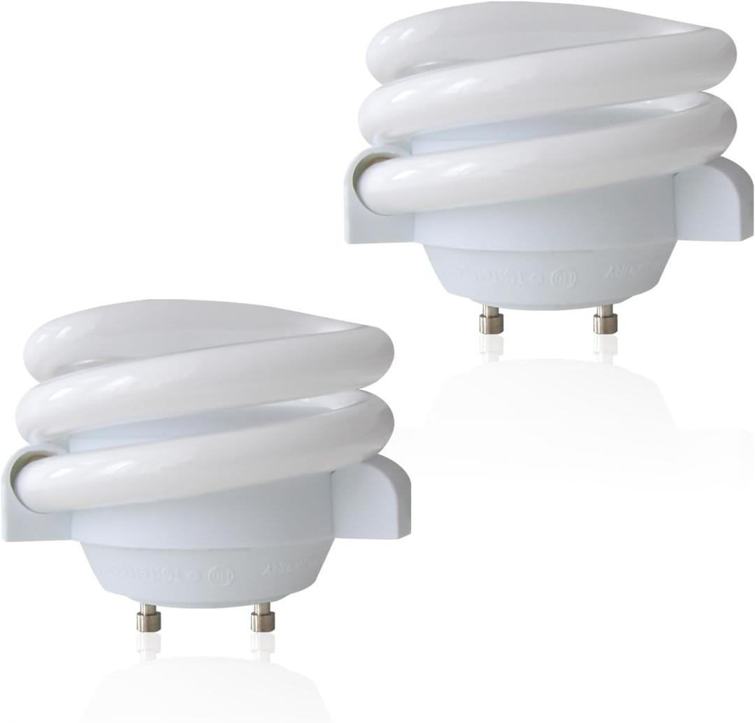 MLS13GUS 13W T3 Spiral 2700K Soft White ,GU24 Twist and Lock Base Light Bulb,Replace for Maxlite MLS13GUSWW,TCP 33213SSP,2Pack