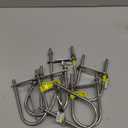 Hardware Essentials U-Bolt Round Saddle Stainless Steel (5/16" x 4-1/2" x 2") 5 Pack