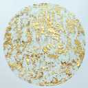 Snowkingdom Disposable Gold Placemats Set of 12 Metallic Round 13 Inch Foil Mesh Pressed Fall Table Mates 12 Pack Gold Doilies for Dining Table Wedding Birthday Party Holiday Home Decoration
