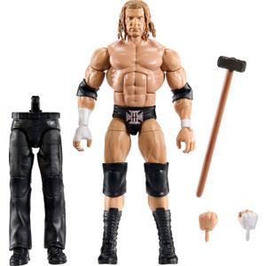Mattel WWE Elite Collection Action Figure & Accessories, Premium Live Event Triple H Set, SummerSlam with William Regal Build-A-Figure Parts
