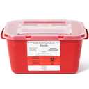 Alcedo Sharps Container for Home Use 1 Gallon (1-Pack), Biohazard Needle and Syringe Disposal