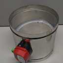 8" Motorized Duct Damper,On/Off Backdraft Damper Control, Stainless Steel Airflow Control Damper for HVAC System, 24V AC