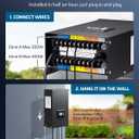 DEWENWILS 600W Low Voltage Landscape Transformer, 6 Independent Outputs, Outdoor Waterproof 12 Volt Transformer with Photocell & Timer, 120V to 12V/14V AC, Multi Zone Landscape Lighting Transformer