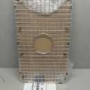 Serene Valley Sink Bottom Grid 23" X 13", Centered Drain with Corner Radius 2", NDG2313C, Medium