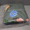 5x7 Floral Washable Area Rugs, Lagre Living Room Rug Floral Vintage Soft Ultra Thin Kids Bedroom Carpet Rug for Girls Playroom Entryway, Green