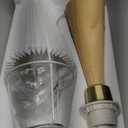 EDISHINE 13.58" Small Table Lamp, Wooden Base Nightstand Lamp, White Pleated Lampshade, Space-Saving Modern Bedside Lamp for Nursery Kids Room Bedroom Living Room, E26, ON-Off Button, Burlywood Base