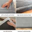 Hakuna Matte CloudSoft Baby Play Mat for Floor 60" x 80" Dark Gray Coral Velvet Memory Foam Rug for Crawling & Cozy Play Non-Slip, Water-Resistant, Easy-Care Tummy Time Mat, Playmat for Playpen