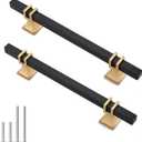 25 Pack 5 Inch Black and Gold Cabinet Pulls Black and Gold Cabinet Handles Kitchen Cabinet Handles Dresser Drawer Pulls Kitchen Cabinet Hardware