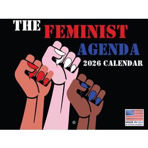 Womens Rights Calendar 2026 Feminist Women Empowerment Monthly Wall Calender 12 Month | American Made In The USA