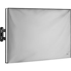 Garnetics Outdoor TV Cover 75 Inch Waterproof, Weatherproof TV Enclosures with Smart Shield Screen Protectors, Ideal for Outdoor Use, Moving, and Storage - Gray