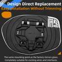 Passenger Side Mirror Replacement for Honda Odyssey 2014 2015 2016 2017 Mirrors Glass - Mirror Glass, Right Side Rear View Mirrors with Heated