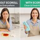 Premium Reusable Dish Cloths Towels Super Absorbent-Sustainable Cleaning Microfiber Rolls Wipes Large for Kitchen-Optimized-Home- Cars- Glasses -bathrooms- Electronics (Blue) 50 Pack