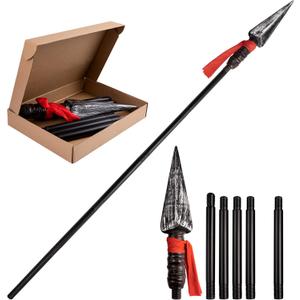 70" Spartan Spear, Toy Spear, Spear Halloween Prop, Spear Weapon, Native American Style Weapons, Roman Spear Replica, Detachable Roman Gladiator Spartan Halloween Costume Warrior Weapon Accessories