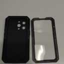 Mitywah Waterproof Case for iPhone 14 Pro, Heavy Duty Shockproof Case with Built-in Screen Protector, Full Body Underwater Protective Metal Case 6.1 inch, Black