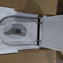 WOODBRIDGE B0990S One Piece Elongated Smart Toilet Bidet with Auto Open & Close, Auto Flush, Foot Sensor Flush, LED Temperature Display, Heated Seat and Integrated Multi Function Remote Control, White