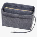 ZTUJO Purse Organizer Insert, Felt Bag Organizer with Metal Zipper, Handbag & Tote Shaper, For Speedy Neverfull Tote, 7 Sizes