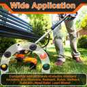 065 Trimmer Line, Round Weed Eater Line .065, Weed Wacker String .065Inch-2000Ft-3Lbs 065 Weed Wacker String, Commercial Round 065 String Trimmer Line, Weed Eater String .065 Fits Most String Trimmers