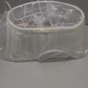 Bed Reading Light, Headboard Light Reading Lights for Books in Bed with Adjustable Hook, Eye Caring Soft Fabric Shade Bedtime Reading Lamp Plug in, LED Bulb Included (Beige)