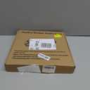 GUEOQTC Chicken Water Heater-11in Heated Poultry Waterer Base for 5 Gallon,with Thermostat and 9.8ft Power Cord (1PACK, Black)