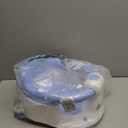 TPN Baby Bath Seat for Babies 6 Months & Up, NonSlip Toddler Bath Seat with 5 PCS Waterproof Emoji Stickers, Portable Infant Bath Seat for Baby(Blue)