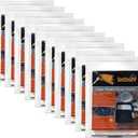 10 Piece Painter Plastic Drop Cloths Sheet,Waterproof Anti-dust Cover,9x12 Feet Disposable Tarp for Painting for Couch/Furniture Cover (Transparent)