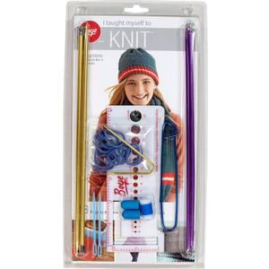 Boye 3616400000M Learn to Knit Kit for Beginners, Makes 18 Projects, 21pcs