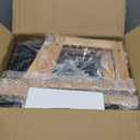 IBUYKE 10.2” H Small Foot Stool Ottoman, Rectangle PU Faux Leather Foot Rest with Padded Seat and Wood Legs, Modern Accent Ottoman Foot Rest for Living Room Bedroom Couch Office, Grey WBD013G