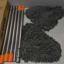 NWGOF Wall Cleaner Mop with 79 Inches Long Handle, 360° Wall Washer Cleaner Tool for Walls/Ceiling Fans/Dust/Baseboard/Floors Clean, Ceiling Cleaner Tool Duster with Squeegee 6 Replacement Pads