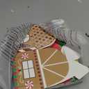 JOYIN 24 PCS 3D Christmas Goody Gift Boxes with Bow for Holiday Xmas Goodie Paper Boxes, School Classroom Party Supplies, Candy Treat Cardboard Cookie Boxes for Gift Giving (3.75 x 3.75 x 3.1)