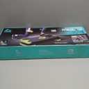 RBX Aerobic Step Platform with Non-Slip Textured Surface -2-Level Adjustable Steppers for Exercise, Compact, Lightweight, Easy-to-Store Exercise Step & Fitness Step Bench (Black/Volt)