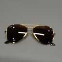 Pro Acme Classic Aviator Sunglasses for Women & Men Metal Frame UV400 Driver Sunglasses (B1 Brown/Plastic/Polarized)